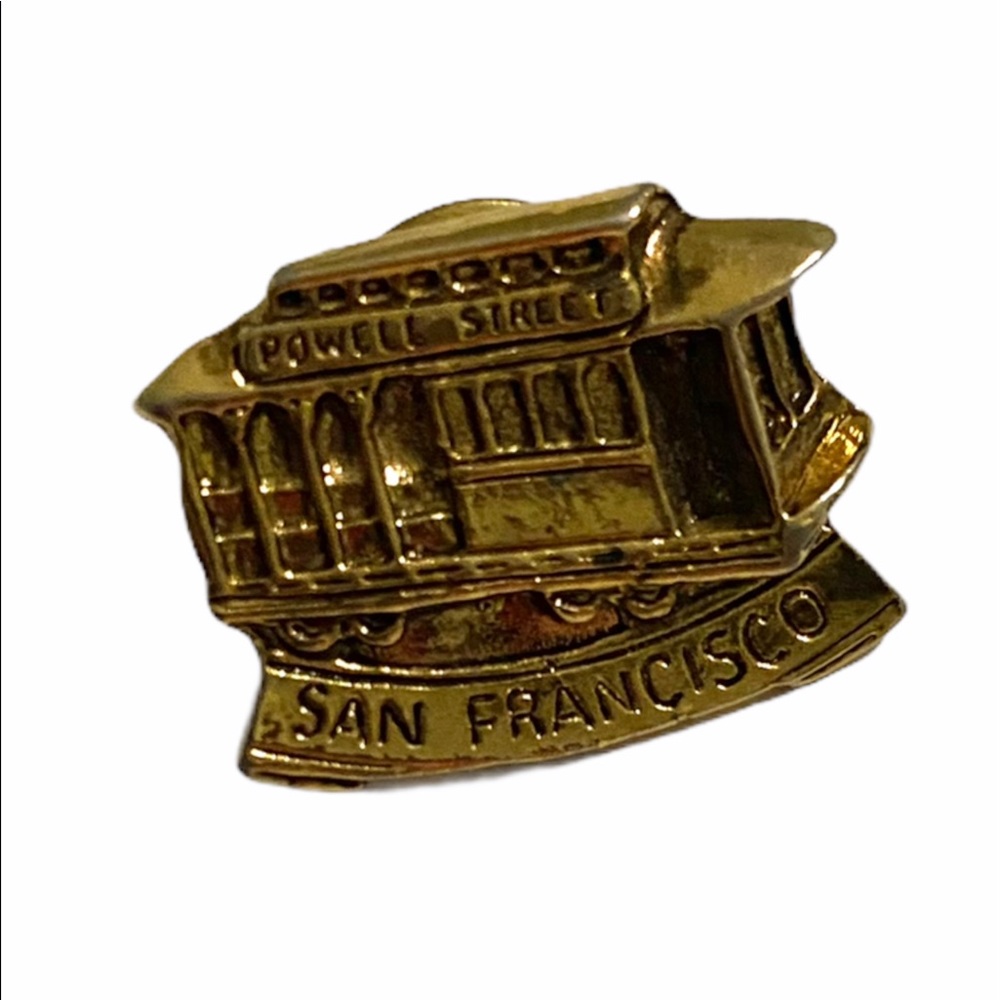 Vintage San Francisco Trolley Pin brooch - Picture 1 of 2